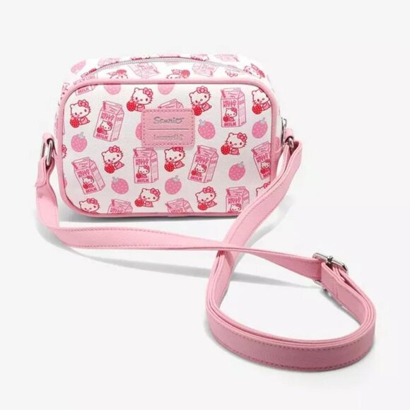 Loungefly Handbags - Hello Kitty Strawberry Milk Crossbody by Loungefly NWT